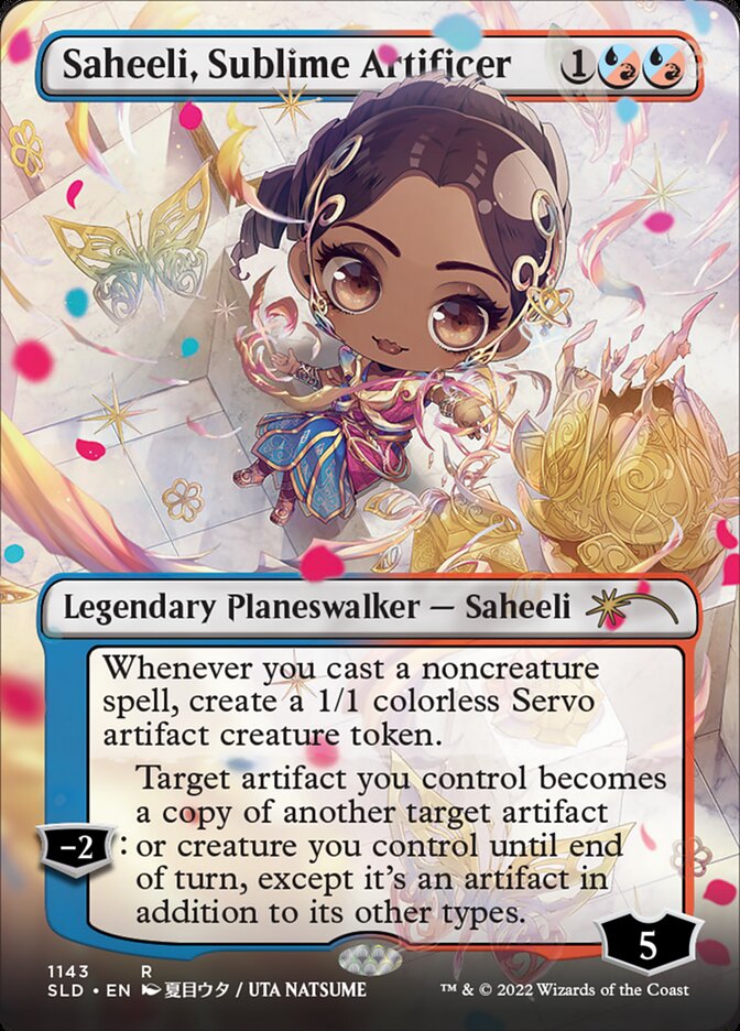 Saheeli, Sublime Artificer (Borderless) [Secret Lair Drop Series] | Exor Games Summserside