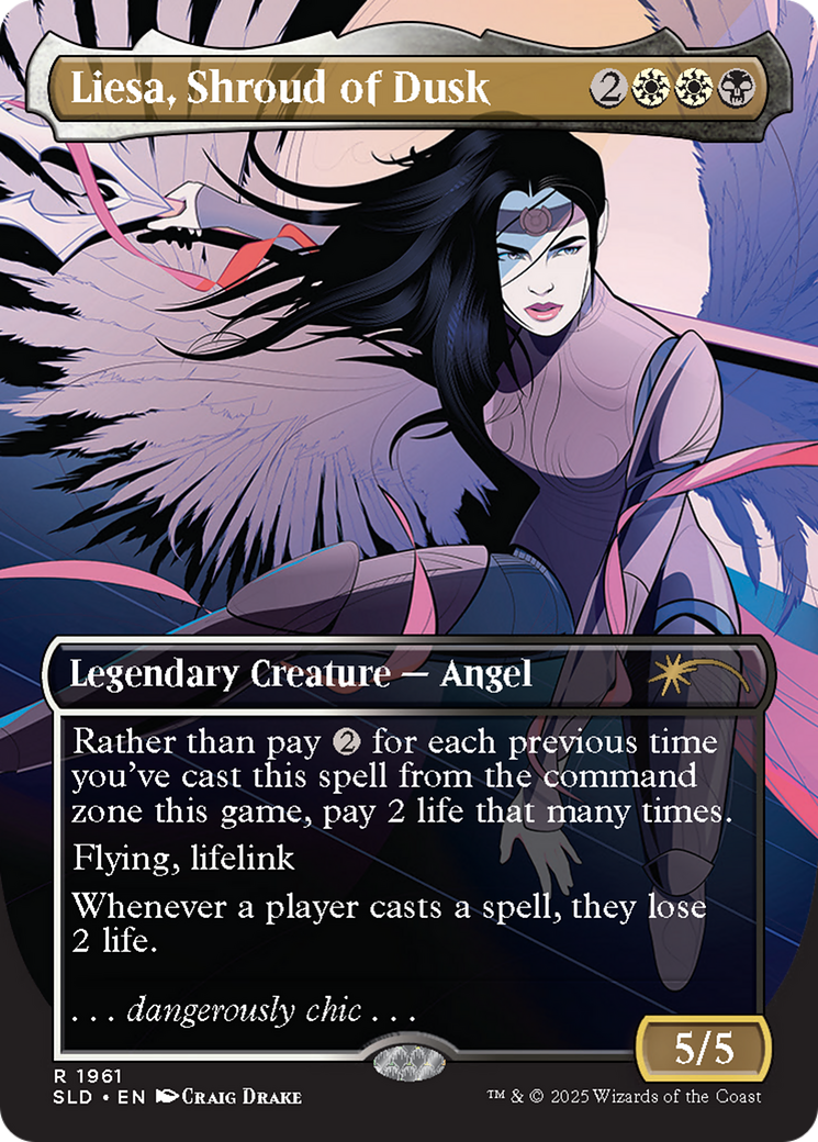 Liesa, Shroud of Dusk (Rainbow Foil) [Secret Lair Drop Series] | Exor Games Summserside
