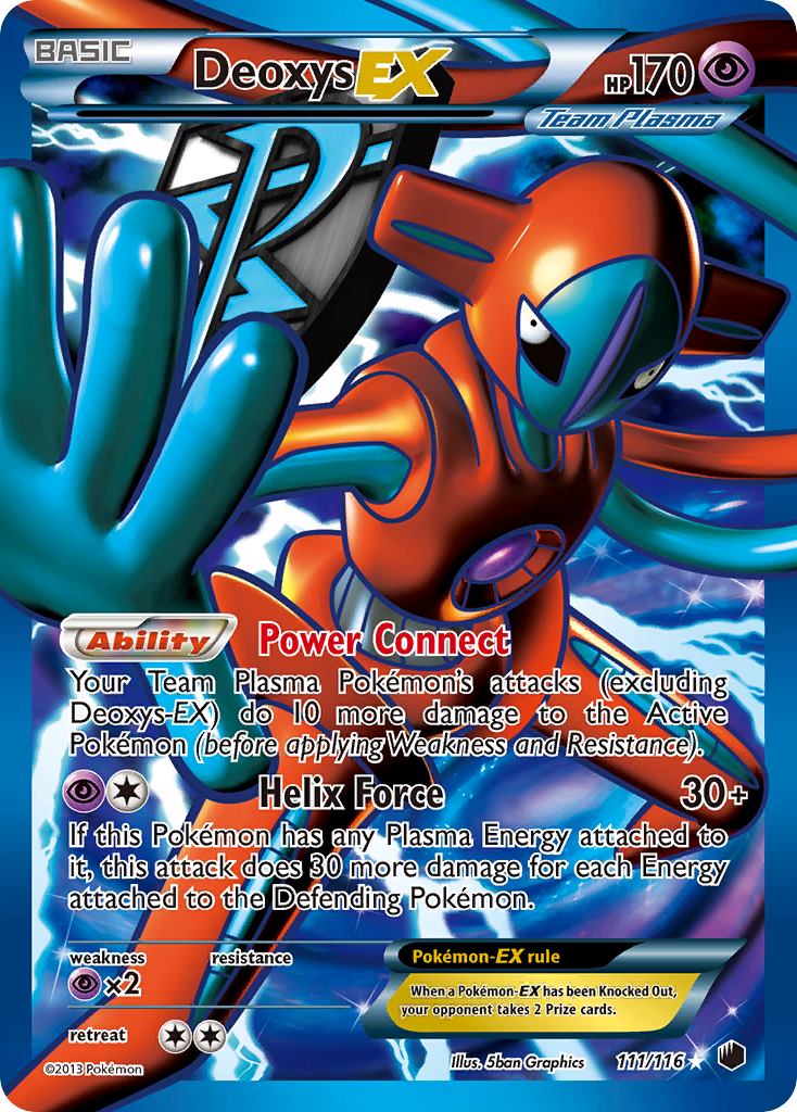 Deoxys EX (111/116) [Black & White: Plasma Freeze] | Exor Games Summserside