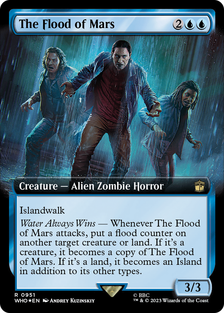 The Flood of Mars (Extended Art) (Surge Foil) [Doctor Who] | Exor Games Summserside
