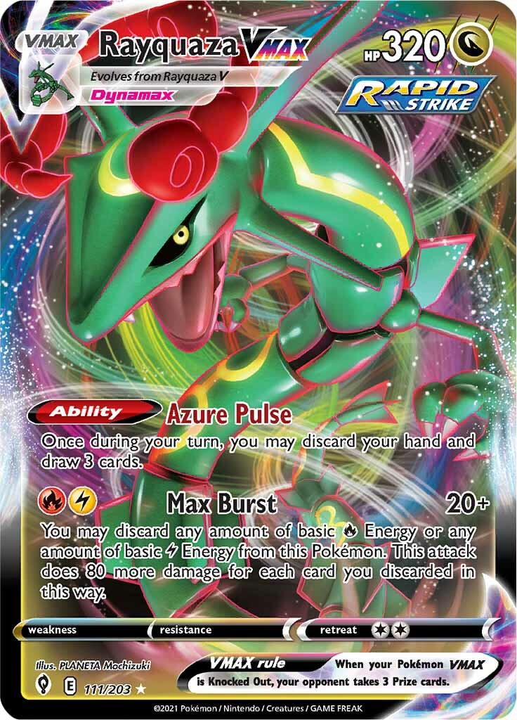 Rayquaza VMAX (111/203) [Sword & Shield: Evolving Skies] | Exor Games Summserside