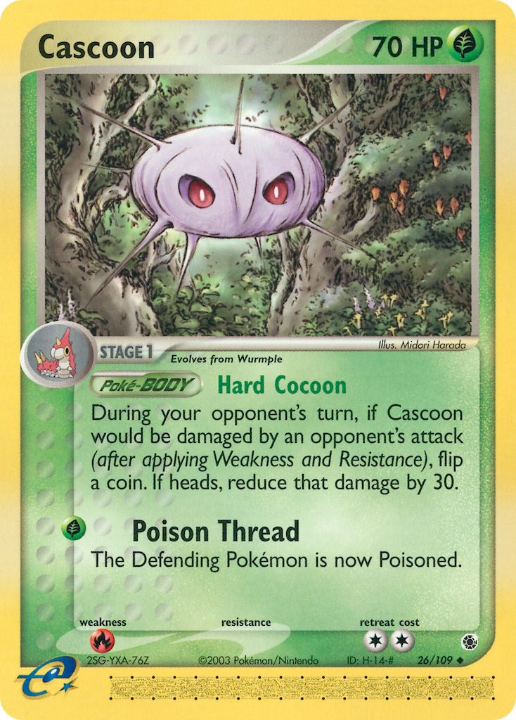Cascoon (26/109) [EX: Ruby & Sapphire] | Exor Games Summserside