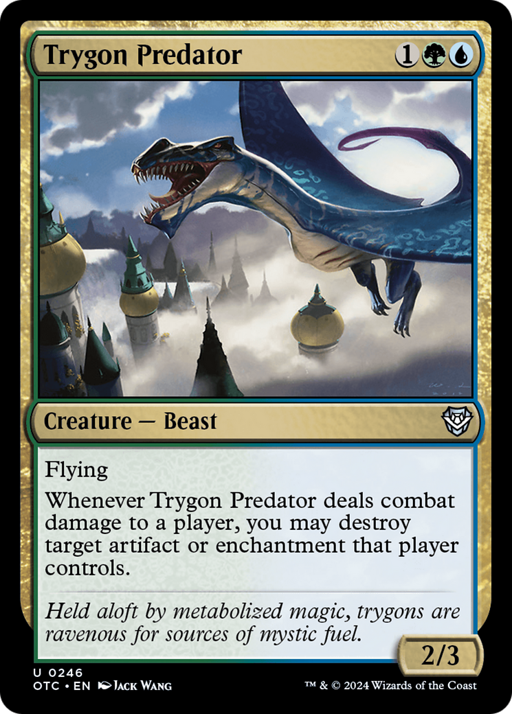 Trygon Predator [Outlaws of Thunder Junction Commander] | Exor Games Summserside