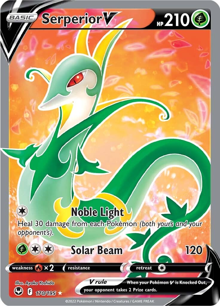 Serperior V (170/195) [Sword & Shield: Silver Tempest] | Exor Games Summserside