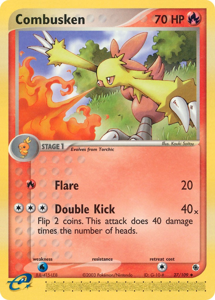 Combusken (27/109) [EX: Ruby & Sapphire] | Exor Games Summserside
