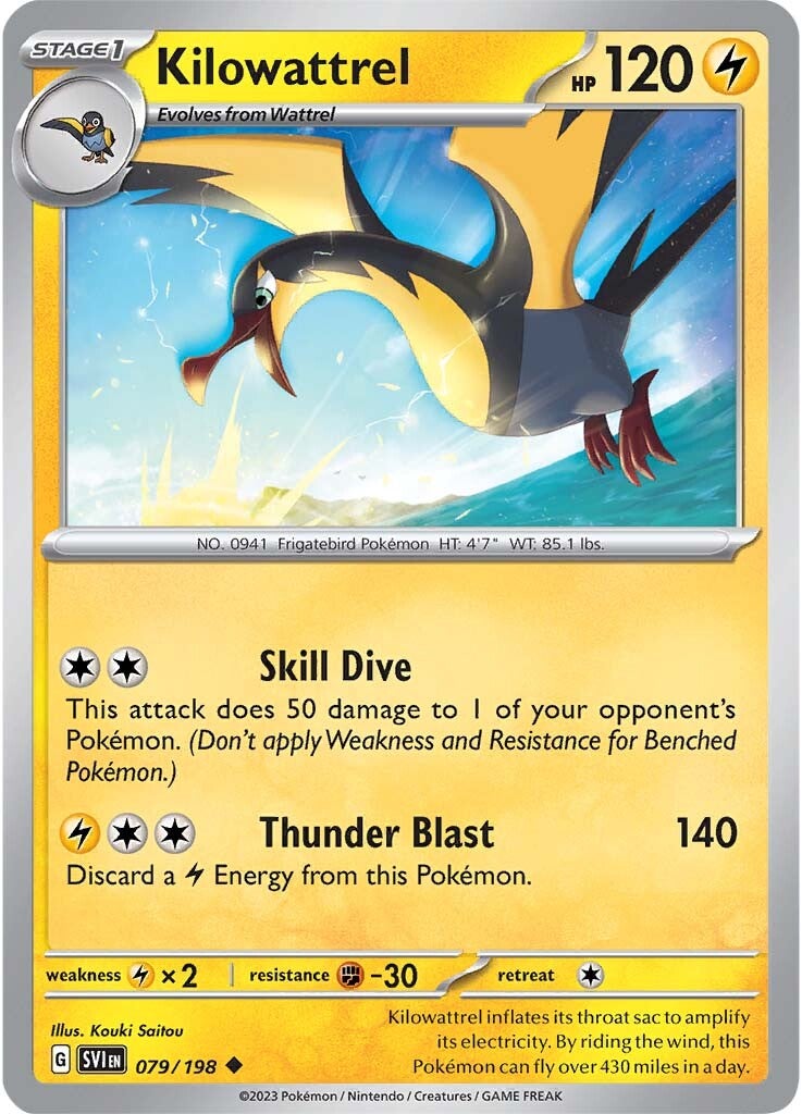 Kilowattrel (079/198) [Scarlet & Violet: Base Set] | Exor Games Summserside