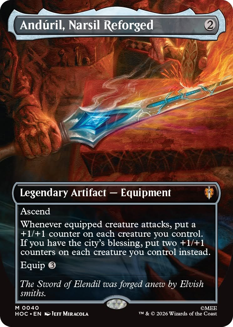 Anduril, Narsil Reforged (Borderless) [The Hobbit: Eternal-Legal] | Exor Games Summserside