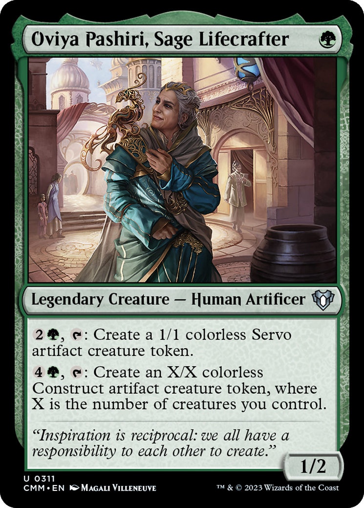 Oviya Pashiri, Sage Lifecrafter [Commander Masters] | Exor Games Summserside