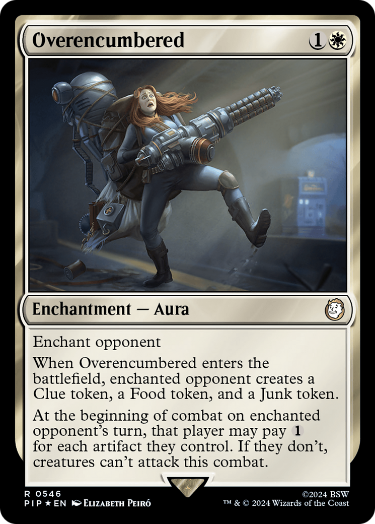 Overencumbered (Surge Foil) [Fallout] | Exor Games Summserside