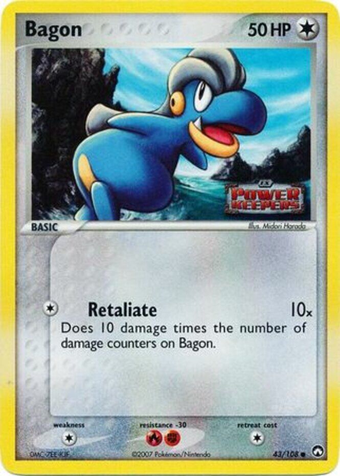 Bagon (43/108) (Stamped) [EX: Power Keepers] | Exor Games Summserside