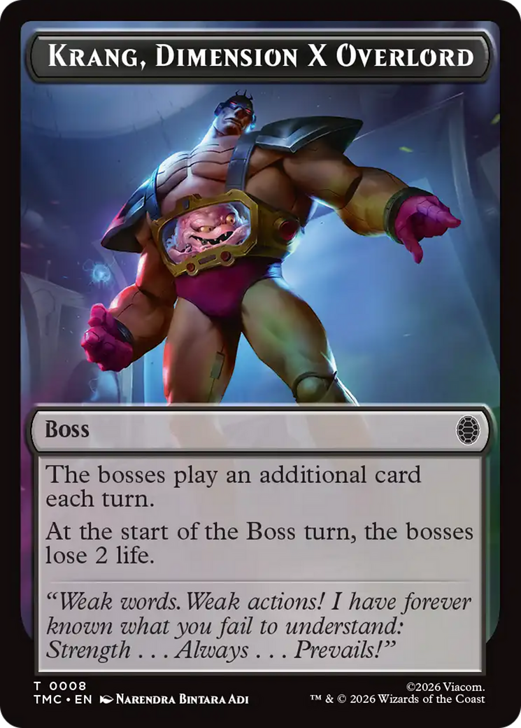 Krang, Dimension X Overlord [Teenage Mutant Ninja Turtles Commander Tokens] | Exor Games Summserside