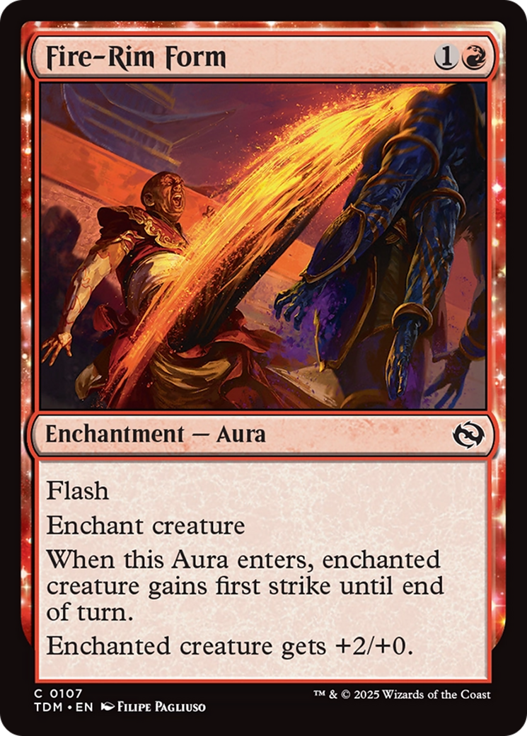 Fire-Rim Form [Tarkir: Dragonstorm] | Exor Games Summserside