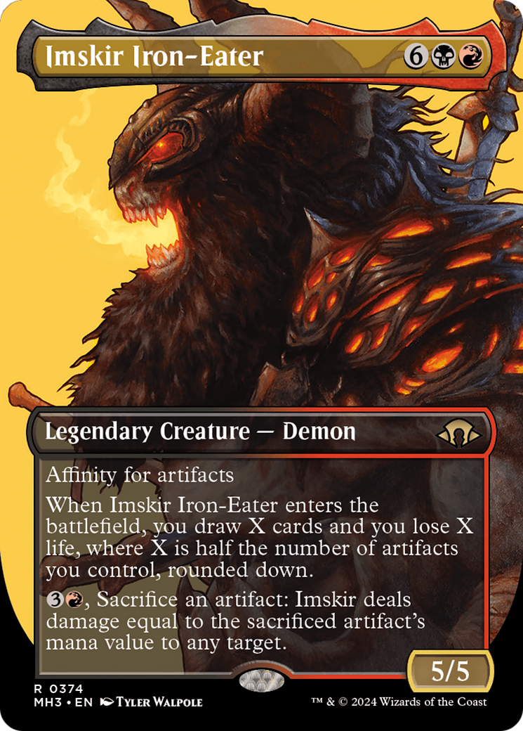 Imskir Iron-Eater (Borderless) [Modern Horizons 3] | Exor Games Summserside