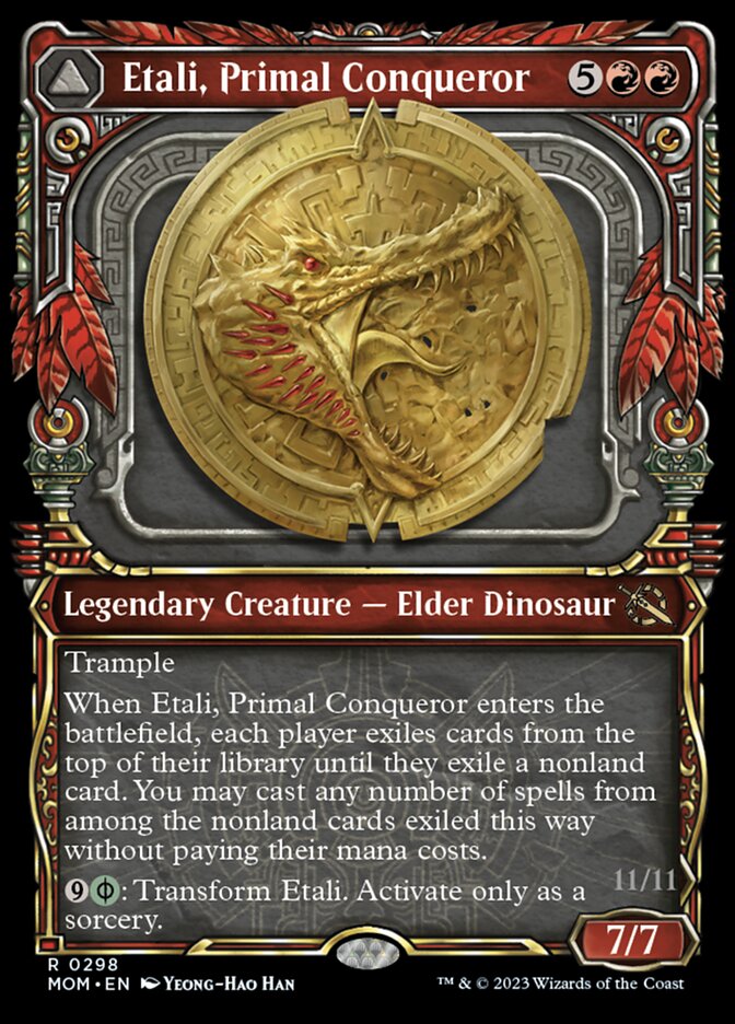 Etali, Primal Conqueror // Etali, Primal Sickness (Showcase Planar Booster Fun) [March of the Machine] | Exor Games Summserside