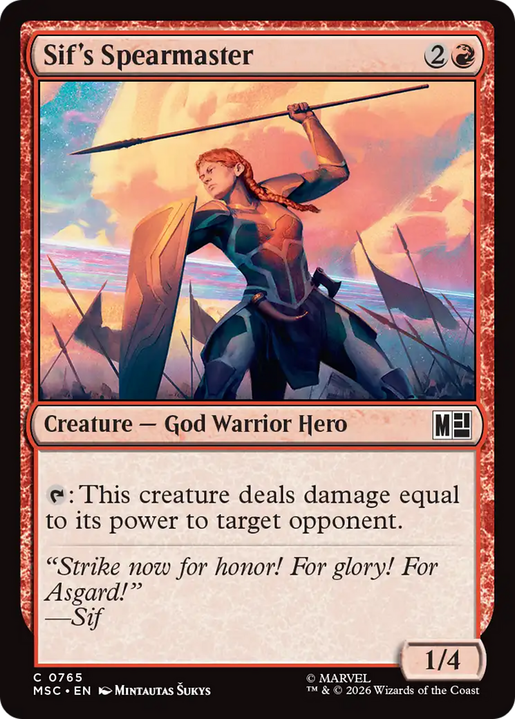 Sif's Spearmaster [Marvel Super Heroes Commander] | Exor Games Summserside