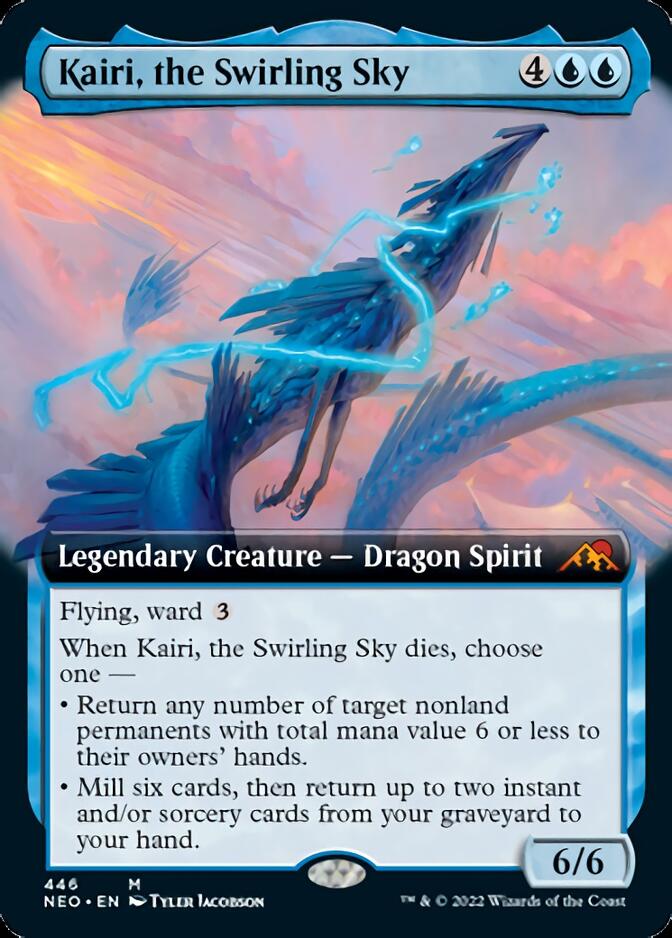 Kairi, the Swirling Sky (Extended Art) [Kamigawa: Neon Dynasty] | Exor Games Summserside