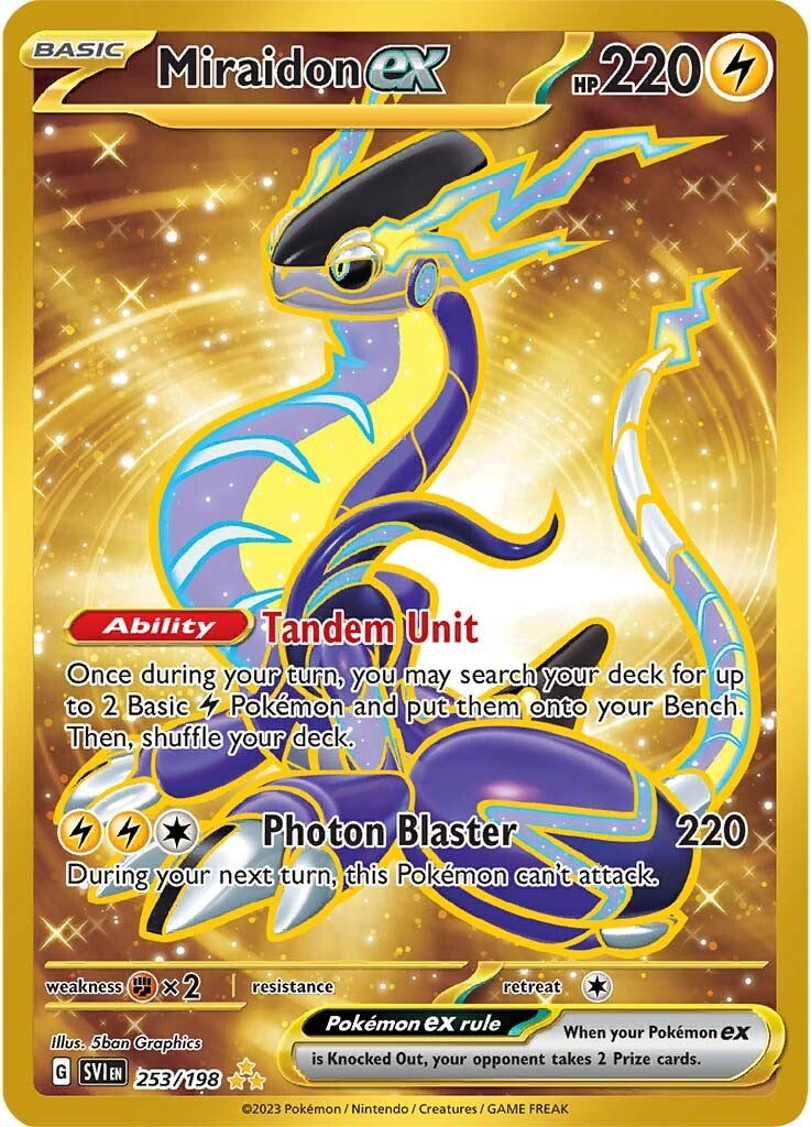 Miraidon ex (253/198) [Scarlet & Violet: Base Set] | Exor Games Summserside