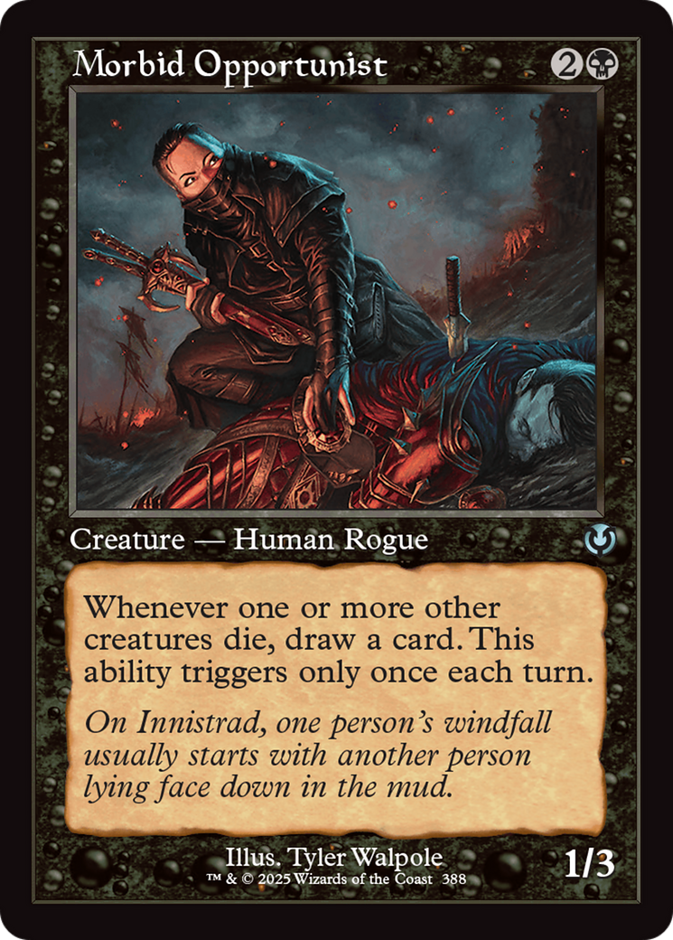 Morbid Opportunist (Retro Frame) [Innistrad Remastered] | Exor Games Summserside
