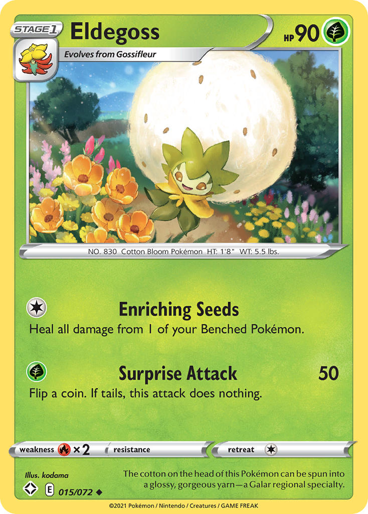 Eldegoss (015/072) [Sword & Shield: Shining Fates] | Exor Games Summserside
