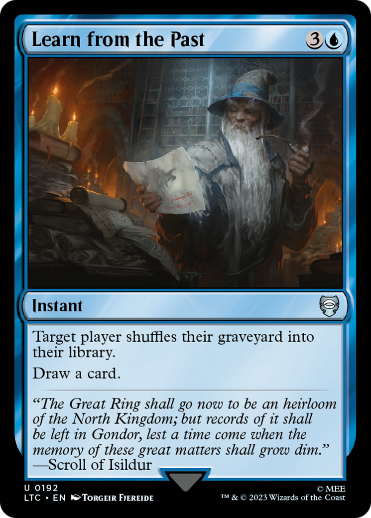 Learn from the Past [The Lord of the Rings: Tales of Middle-Earth Commander] | Exor Games Summserside