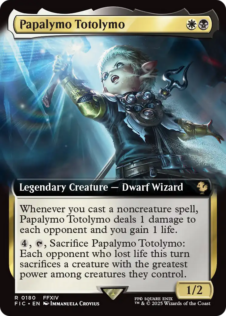 Papalymo Totolymo (Extended Art) [FINAL FANTASY Commander] | Exor Games Summserside