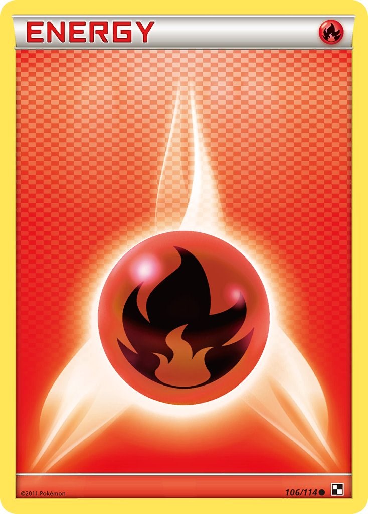Fire Energy (106/114) [Black & White: Base Set] | Exor Games Summserside
