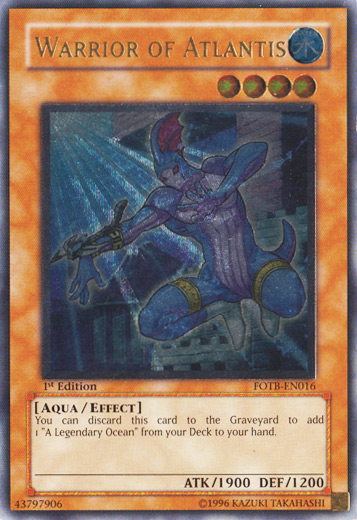 Warrior of Atlantis [FOTB-EN016] Ultimate Rare | Exor Games Summserside