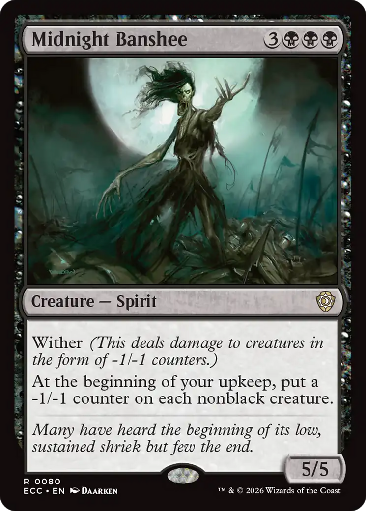 Midnight Banshee [Lorwyn Eclipsed Commander] | Exor Games Summserside