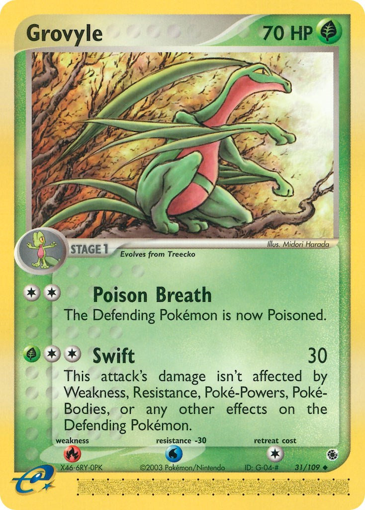 Grovyle (31/109) [EX: Ruby & Sapphire] | Exor Games Summserside