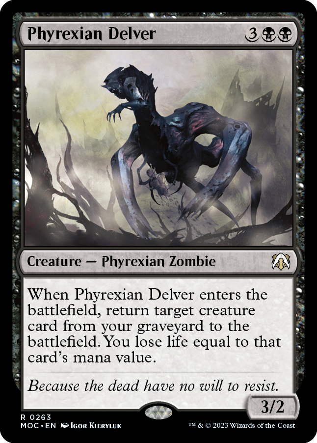 Phyrexian Delver [March of the Machine Commander] | Exor Games Summserside