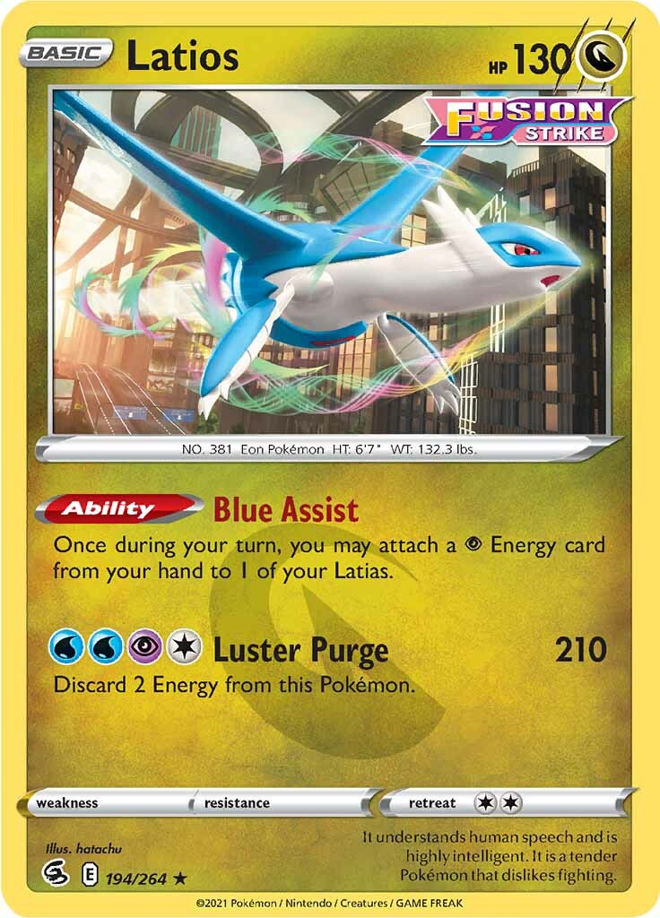 Latios (194/264) [Sword & Shield: Fusion Strike] | Exor Games Summserside