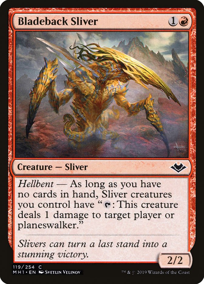 Bladeback Sliver [Modern Horizons] | Exor Games Summserside