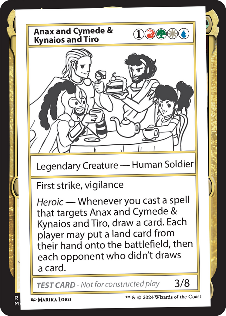 Anax and Cymede & Kynaios and Tiro [Mystery Booster 2 Playtest Cards] | Exor Games Summserside