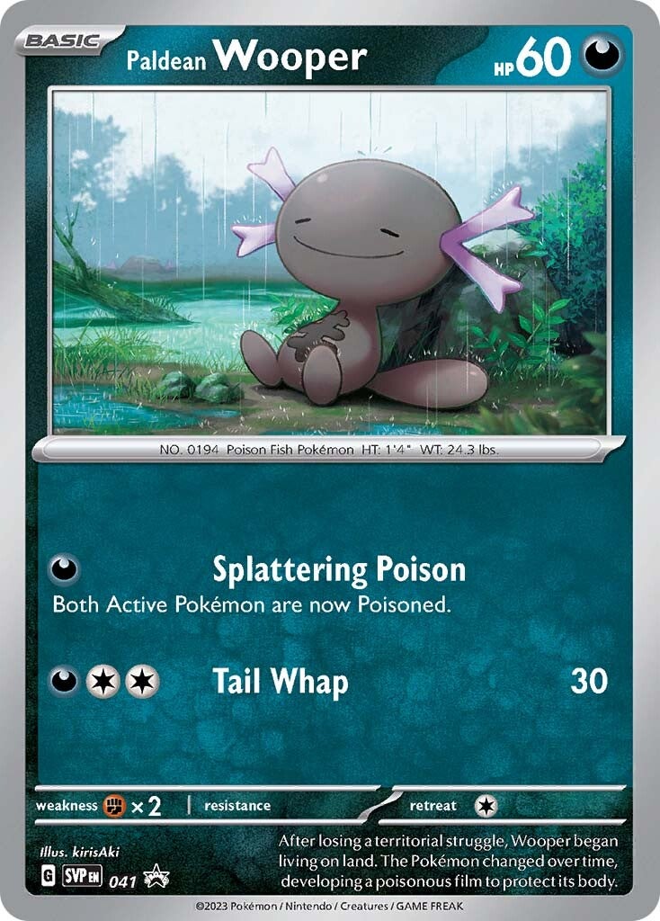 Paldean Wooper (041) [Scarlet & Violet: Black Star Promos] | Exor Games Summserside