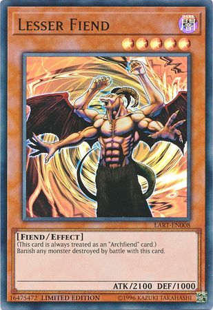 Lesser Fiend [LART-EN008] Ultra Rare | Exor Games Summserside