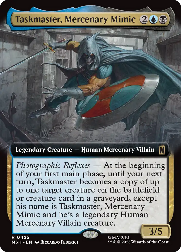 Taskmaster, Mercenary Mimic (Extended Art) [Marvel Super Heroes] | Exor Games Summserside