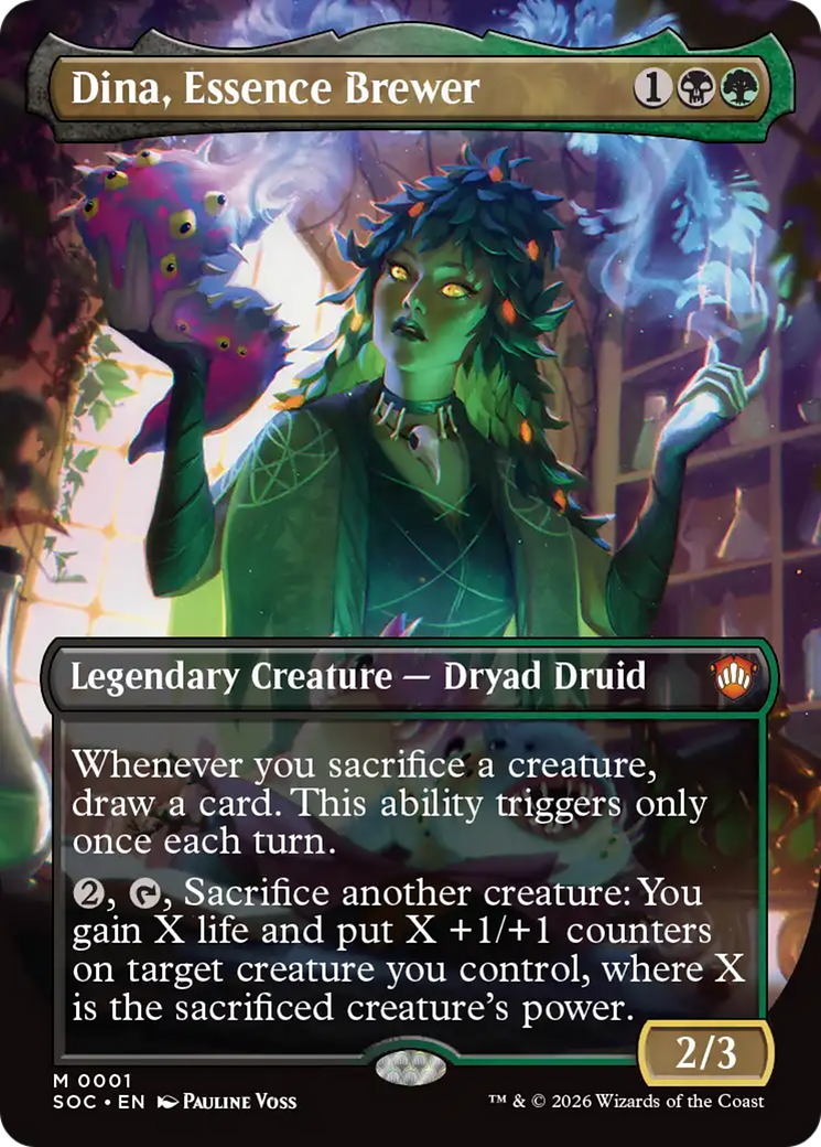 Dina, Essence Brewer (Borderless) [Secrets of Strixhaven Commander] | Exor Games Summserside