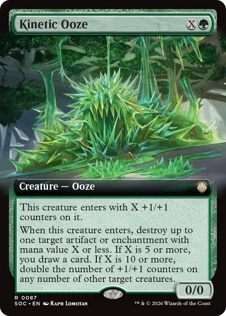 Kinetic Ooze (Extended Art) [Secrets of Strixhaven Commander] | Exor Games Summserside