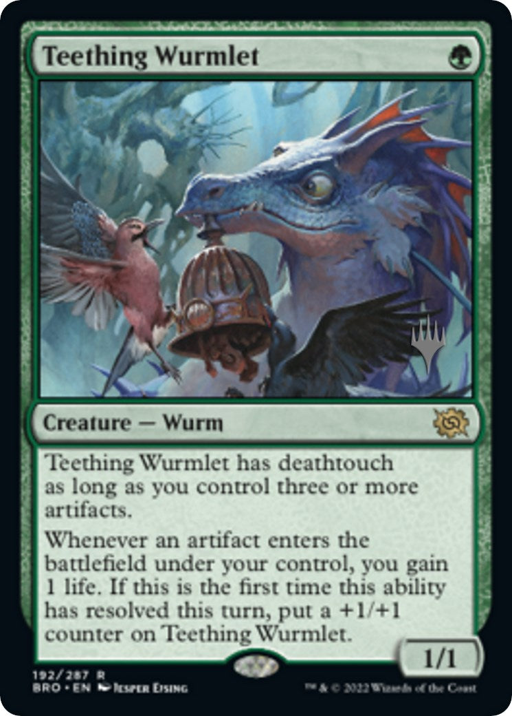 Teething Wurmlet (Promo Pack) [The Brothers' War Promos] | Exor Games Summserside