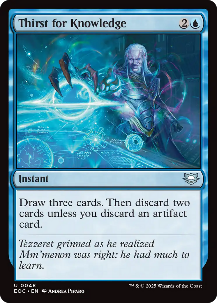 Thirst for Knowledge [Edge of Eternities Commander] | Exor Games Summserside