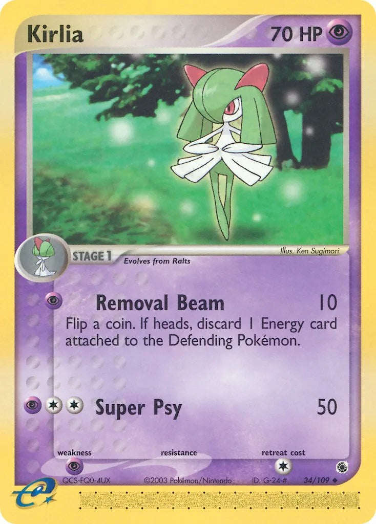 Kirlia (34/109) [EX: Ruby & Sapphire] | Exor Games Summserside