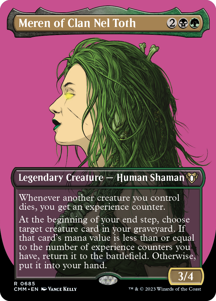 Meren of Clan Nel Toth (Borderless Profile) [Commander Masters] | Exor Games Summserside