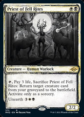 Priest of Fell Rites (Sketch) [Modern Horizons 2] | Exor Games Summserside