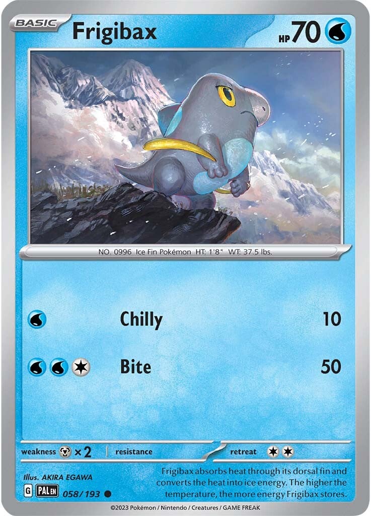 Frigibax (058/193) [Scarlet & Violet: Paldea Evolved] | Exor Games Summserside