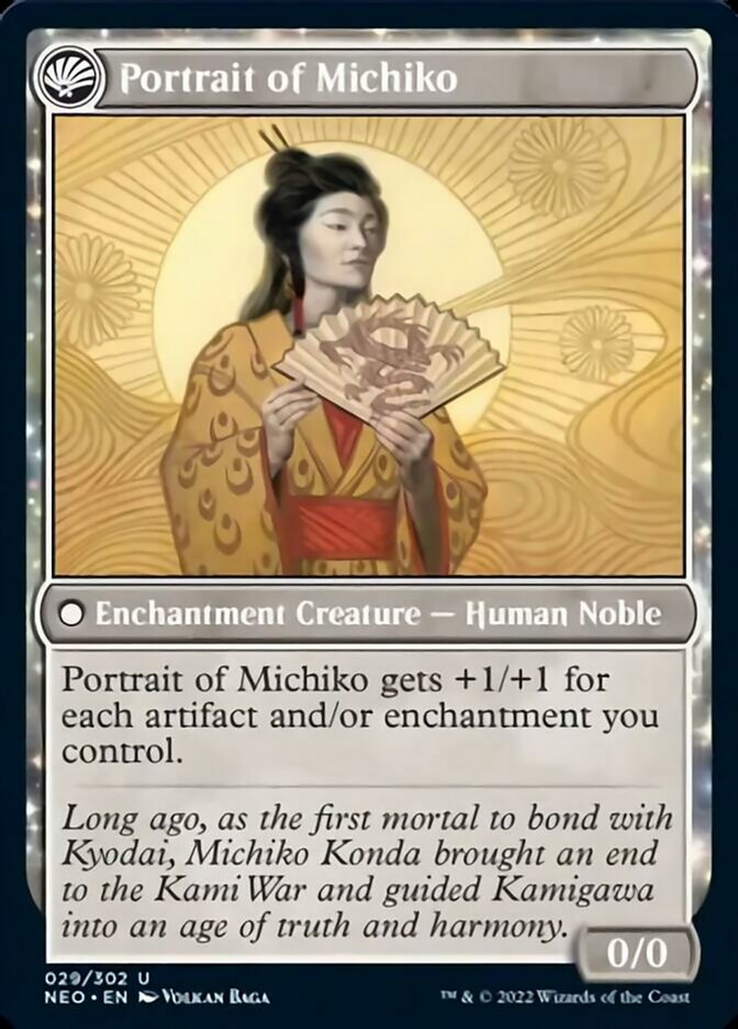 Michiko's Reign of Truth // Portrait of Michiko [Kamigawa: Neon Dynasty] | Exor Games Summserside