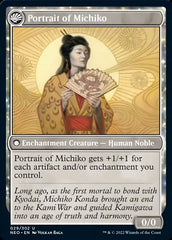 Michiko's Reign of Truth // Portrait of Michiko [Kamigawa: Neon Dynasty] | Exor Games Summserside