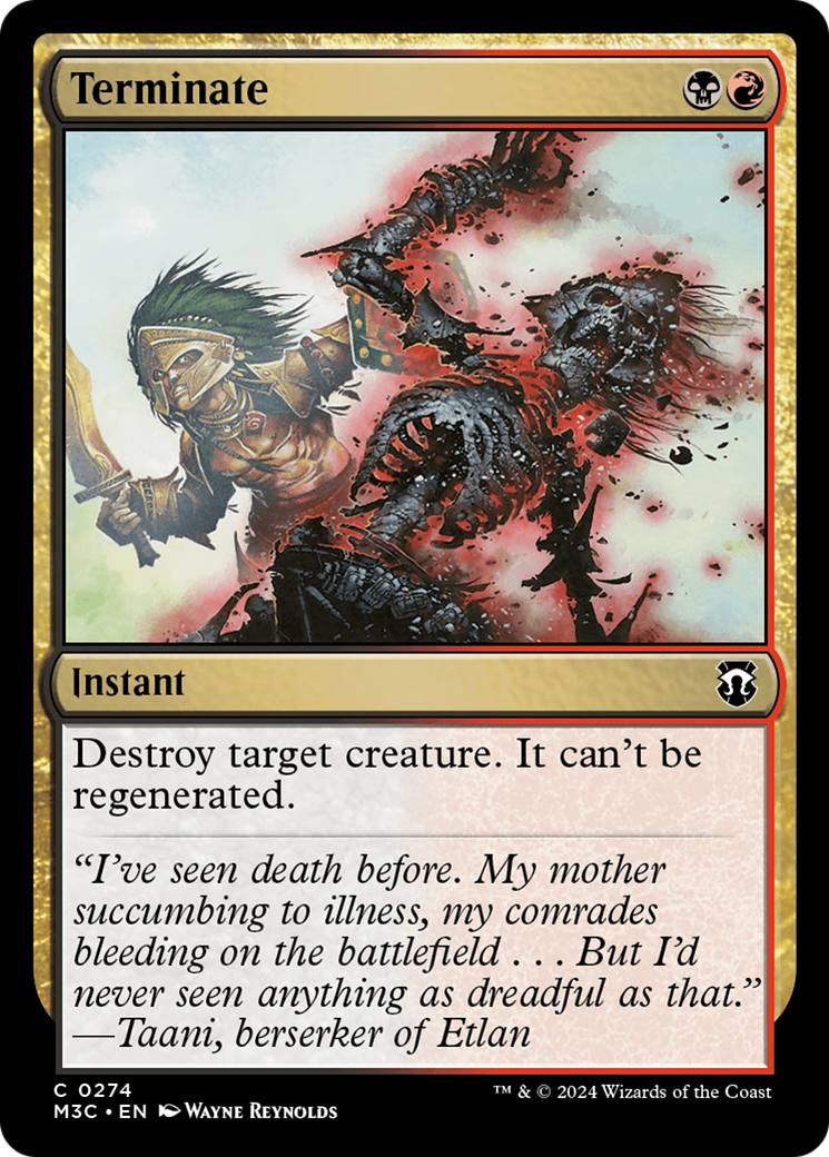 Terminate [Modern Horizons 3 Commander] | Exor Games Summserside