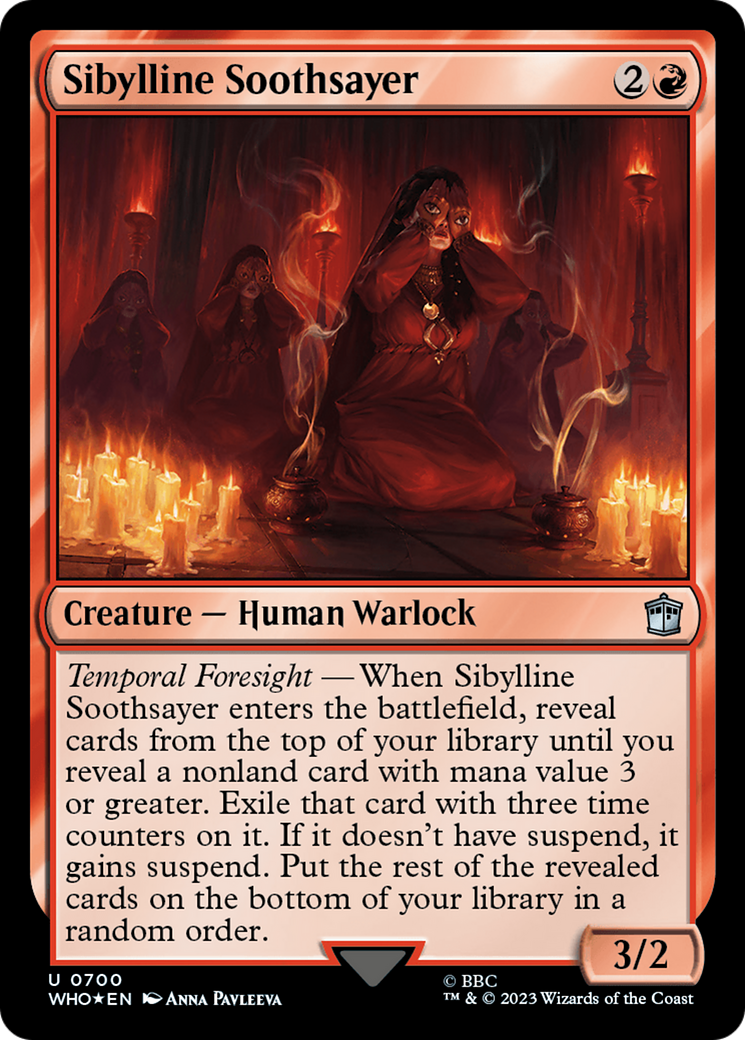 Sibylline Soothsayer (Surge Foil) [Doctor Who] | Exor Games Summserside