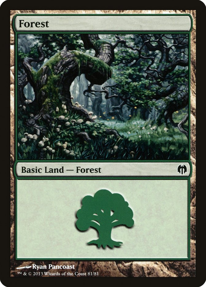 Forest (81) [Duel Decks: Heroes vs. Monsters] | Exor Games Summserside