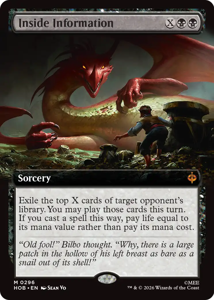 Inside Information (Extended Art) [The Hobbit] | Exor Games Summserside